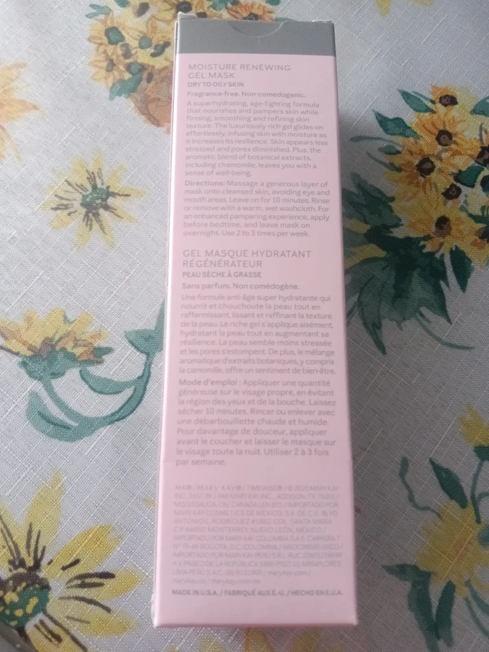 Mary Kay TimeWise Moisture Renewing Gel Mask - Pink